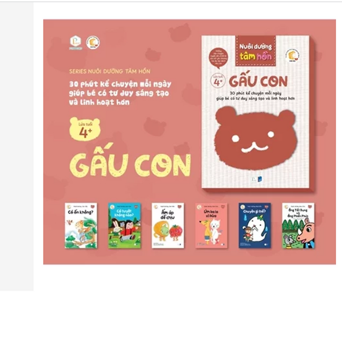 Sách- Bộ Gấu Con - Nuôi Dưỡng Tâm Hồn Theo Phương Pháp Shichida