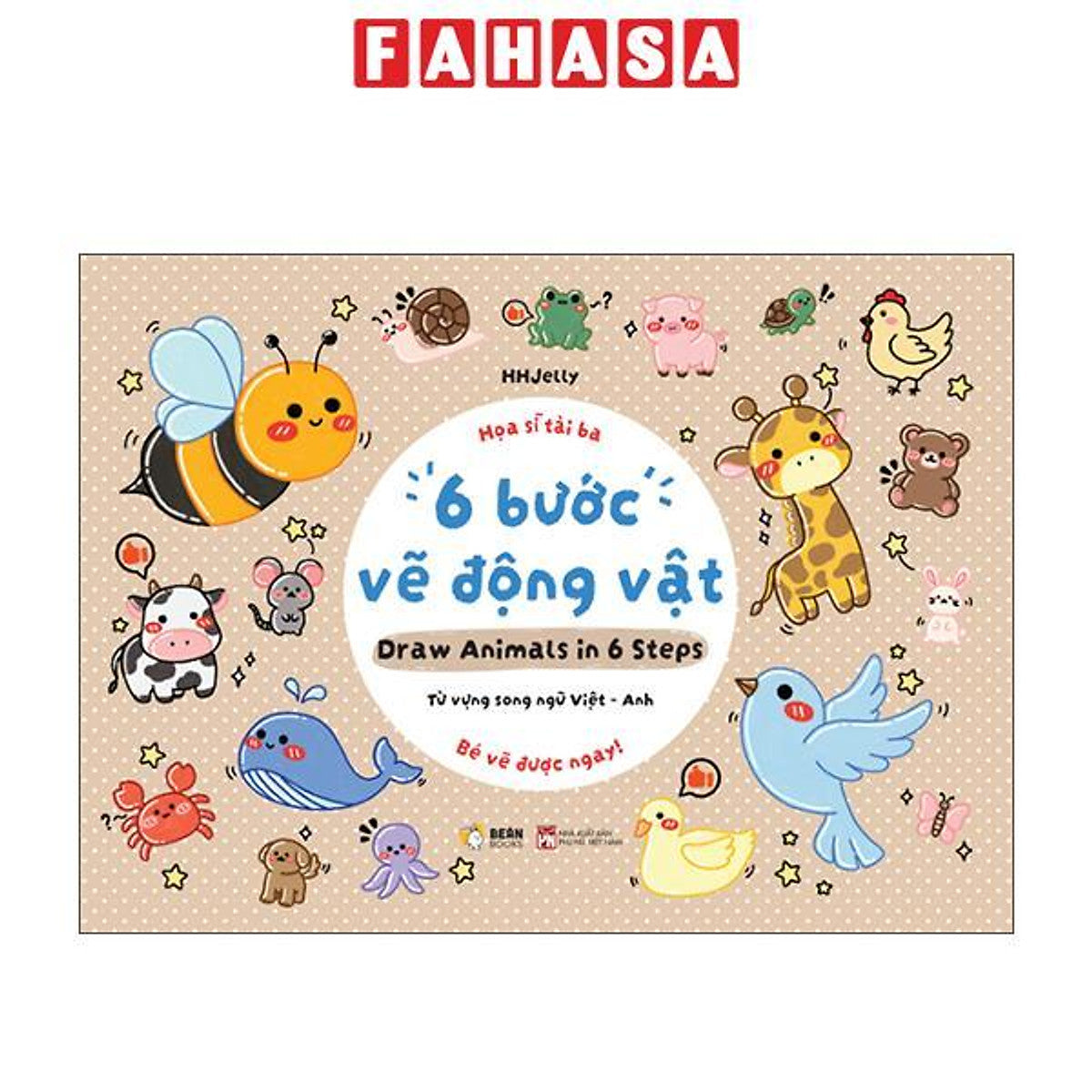 Sách - Họa Sĩ Tài Ba - 6 Bước Vẽ Động Vật