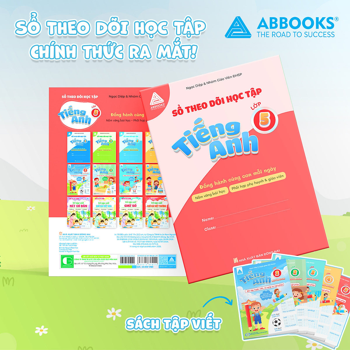 Sổ Theo Dõi Học Tập Tiếng Anh Lớp 5 Cho Bé Phối Hợp Phụ Huynh Giáo Viên Abbooks