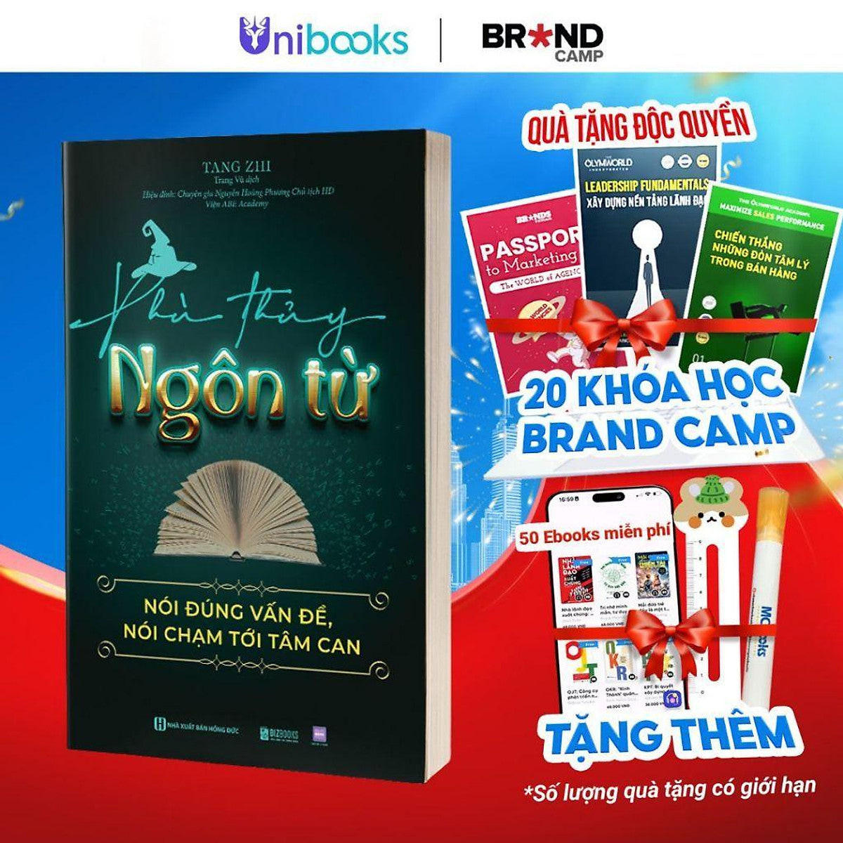 Sách - Phù Thuỷ Ngôn Từ: Nói Đúng Vấn Đề, Nói Chạm Tới Tâm Can - Nghệ Thuật Giao Tiếp Khéo Léo - Bizbooks