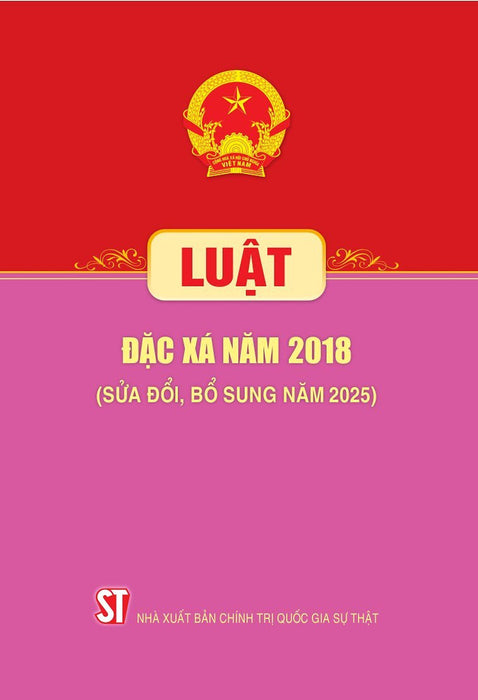 Luật Đặc Xá Năm 2018 (Sửa Đổi, Bổ Sung Năm 2025)