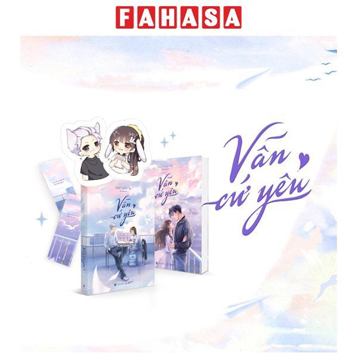 Sách - Bộ Sách Vẫn Cứ Yêu - Tập 1 + Tập 2 (Bộ 2 Tập) (Tái Bản 2026) - Tặng Kèm 6 Trang Phụ Bản + 2 Bookmark Trích Dẫn + 1 Bookmark Chibi Mạnh Thính + 1 Bookmark Chibi Giang Nhẫn
