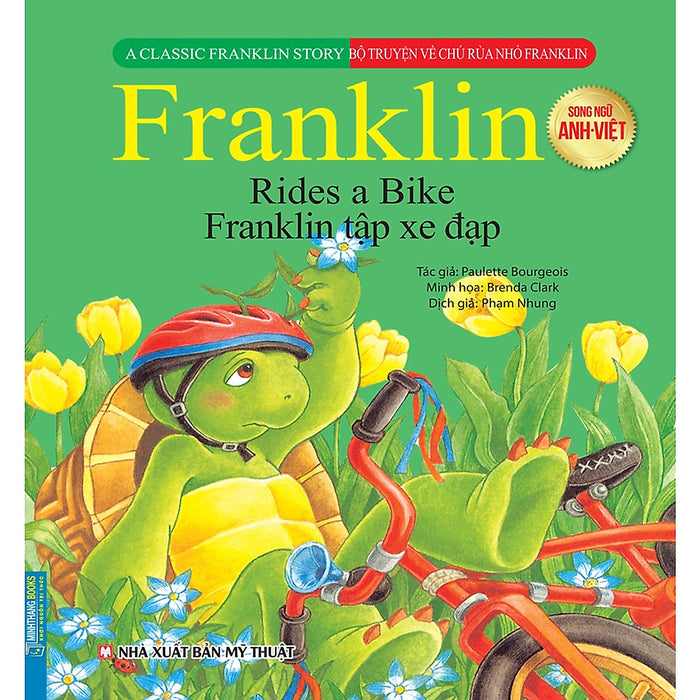 Sách - Bộ Truyện Về Chú Rùa Nhỏ Franklin - Franklin Tập Xe Đạp (Song Ngữ Anh-Việt)