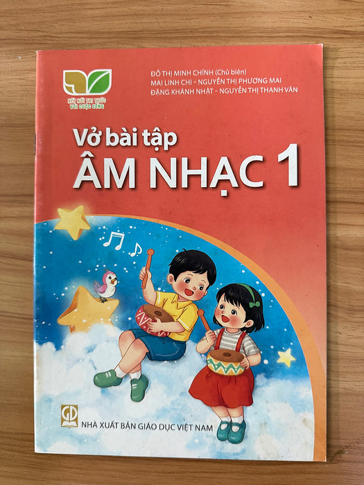 Sách Vở Bài Tập Âm Nhạc 1- Kết Nối Tri Thức Với Cuộc Sống (Kèm Bìa Nilong Bọc Sách, Nhãn Tên)
