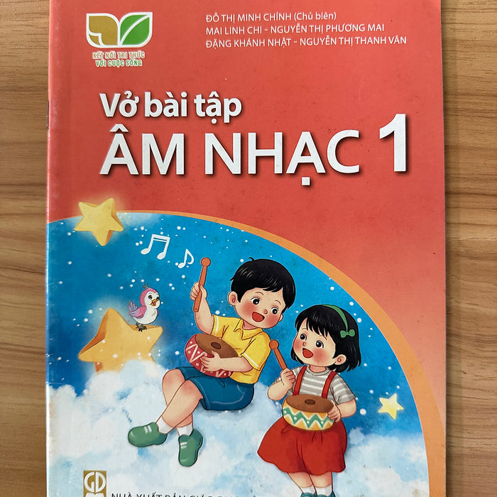Sách Vở Bài Tập Âm Nhạc 1- Kết Nối Tri Thức Với Cuộc Sống (Kèm Bìa Nilong Bọc Sách, Nhãn Tên)