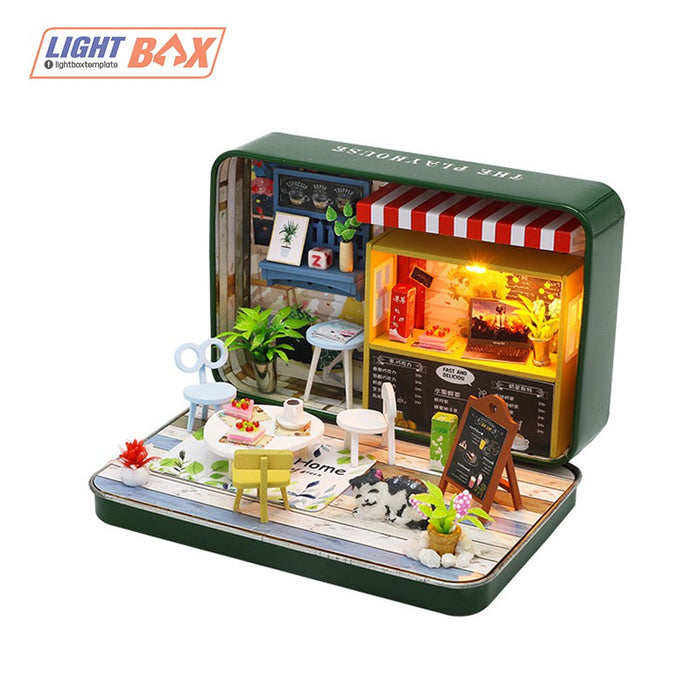 Nhà búp bê - BOX THEATER [Mô hình có nội thất + Đèn LED] - Quà tặng sinh nhật tự làm S931, S932, S933