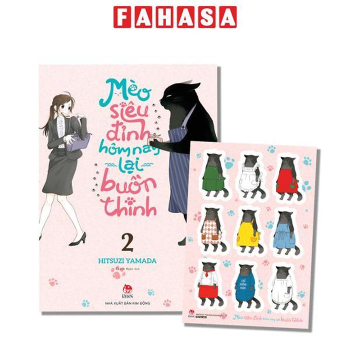 Sách - Mèo Siêu Đỉnh Hôm Nay Lại Buồn Thinh - Tập 2 - Tặng Kèm Bảng Sticker