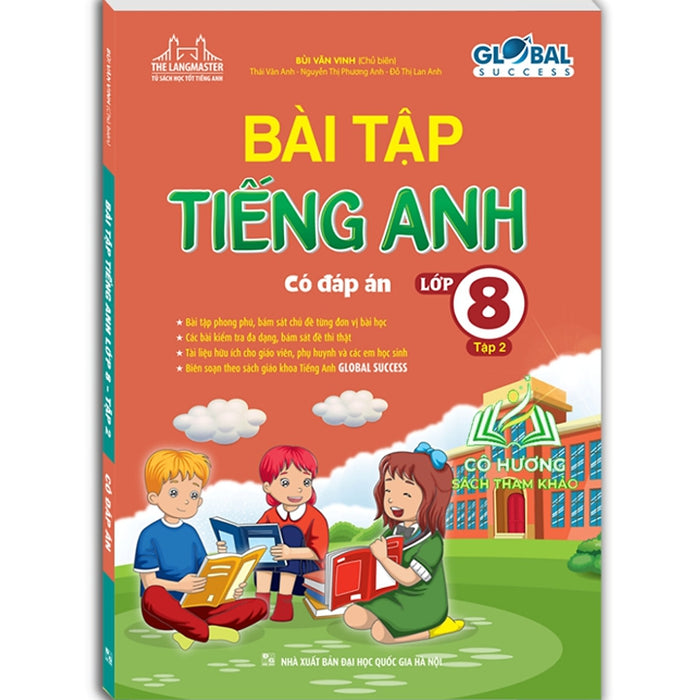 Sách - Global Success - Bài Tập Tiếng Anh Lớp 8 - Có Đáp Án (Tập 2).......