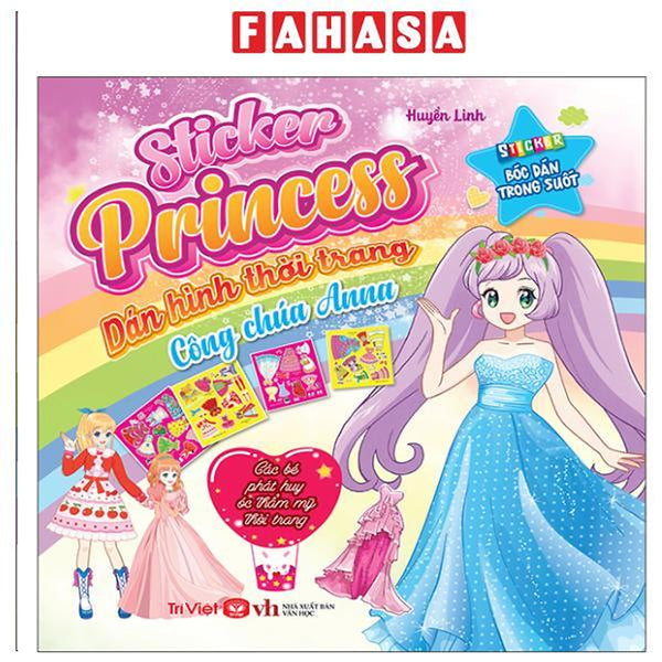 Sách - Sticker Princess - Dán Hình Thời Trang - Công Chúa Anna
