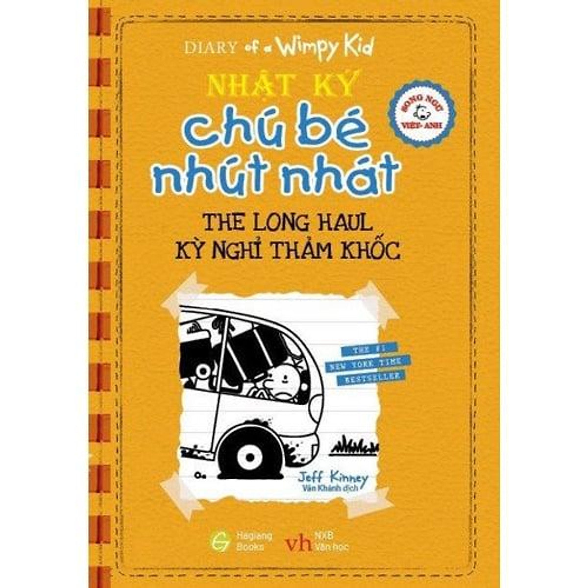 Sách Nhật Ký Chú Bé Nhút Nhát - Tập 9: Kỳ Nghỉ Thảm Khốc (Song Ngữ Việt-Anh)