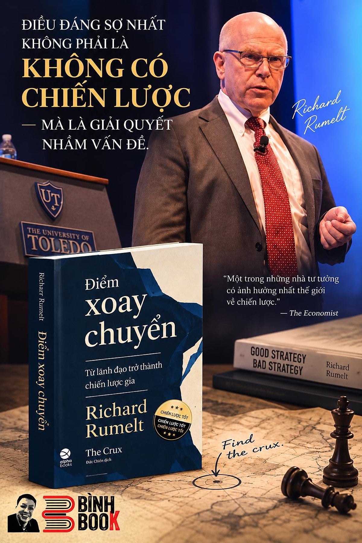 Điểm Xoay Chuyển – Từ Lãnh Đạo Trở Thành Chiến Lược Gia – Richard Rumelt – Đức Chiến Dịch – Alpha Books