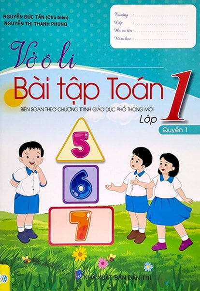 Vở Ô Li Bài Tập Toán Lớp 1 - Quyển 1