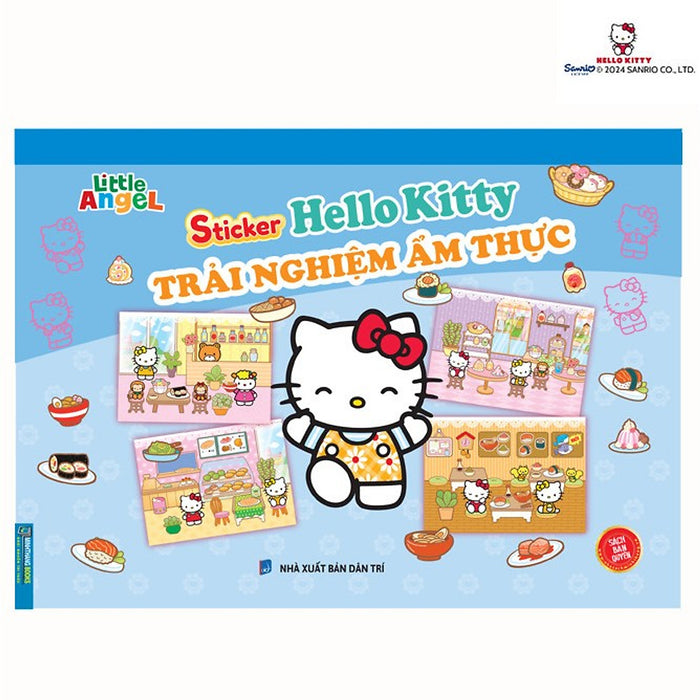 Sách - Sticker Hello Kitty - Trải Nghiệm Ẩm Thực