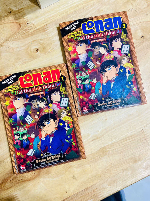 Truyện Tranh Conan - Bài Thơ Tình Thẫm Đỏ Full 2 Tập In Màu (Chang Book)