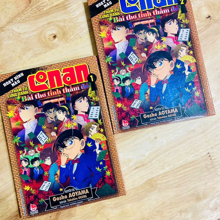 Truyện Tranh Conan - Bài Thơ Tình Thẫm Đỏ Full 2 Tập In Màu (Chang Book)