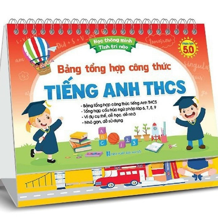 Học Thông Minh Tinh Trí Não - Bảng Tổng Hợp Công Thức Tiếng Anh Thcs