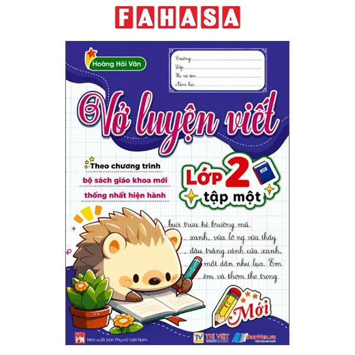 Sách - Vở Luyện Viết Lớp 2 - Tập 1