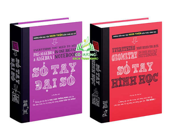 Sách Sổ Tay Đại Số Và Sổ Tay Hình Học Á Châu Books Tổng Hợp Kiến Thức Toán Từ Lớp 8 Đến Lớp 12