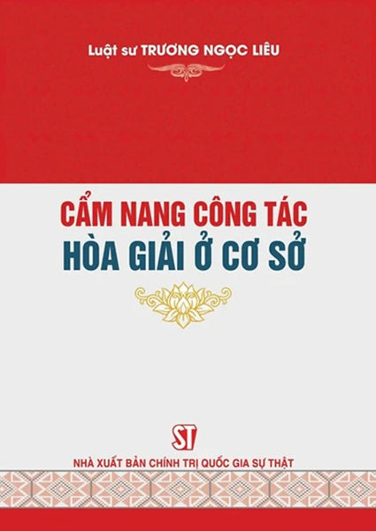 Cẩm Nang Công Tác Hòa Giải Ở Cơ Sở - St