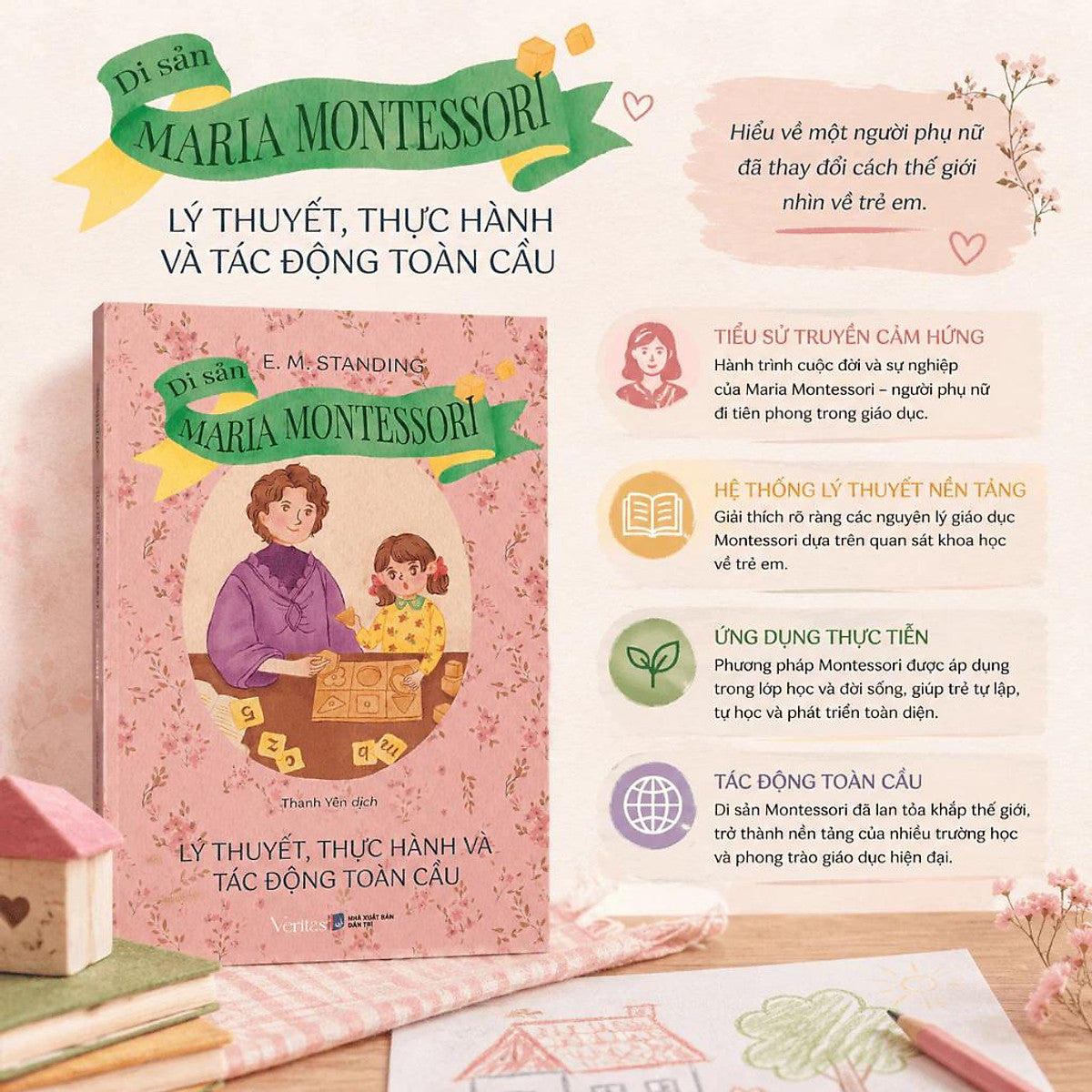 Di Sản Maria Montessori: Lý Thuyết, Thực Hành Và Tác Động Toàn Cầu - E.M.Standing