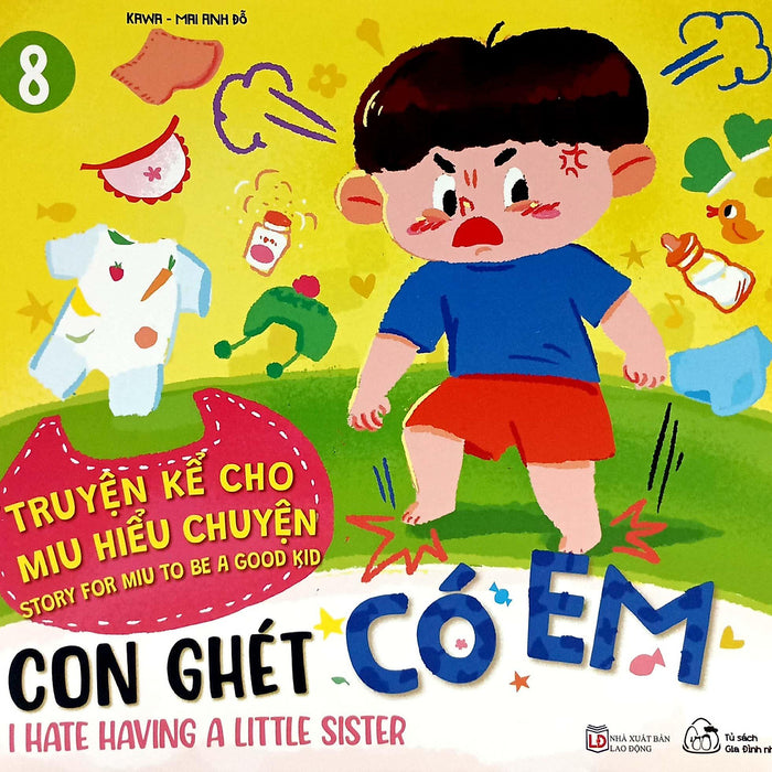 Sách Ehon Truyện Kể Cho Miu Hiểu Chuyện - Con Ghét Có Em
