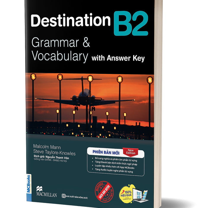 (Phiên Bản Mới, Tặng Eboook, Audio) Destination B2 – Grammar & Vocabulary With Answer Key - Malcolm Mann, Steve Taylore-Knowles - Nguyễn Thanh Vân Dịch - Bizbooks