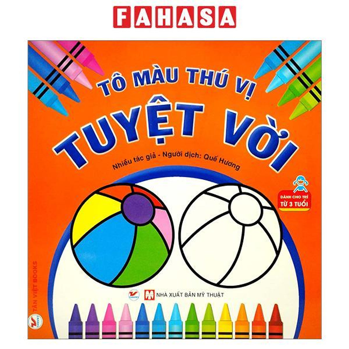 Sách - Tô Màu Thú Vị - Tuyệt Vời (Dành Cho Trẻ Từ 3 Tuổi) (Tái Bản 2026)