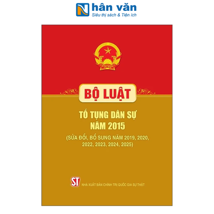 Bộ Luật Tố Tụng Dân Sự Năm 2015 (Sửa Đổi, Bổ Sung Năm 2019, 2020, 2022, 2023, 2024, 2025)