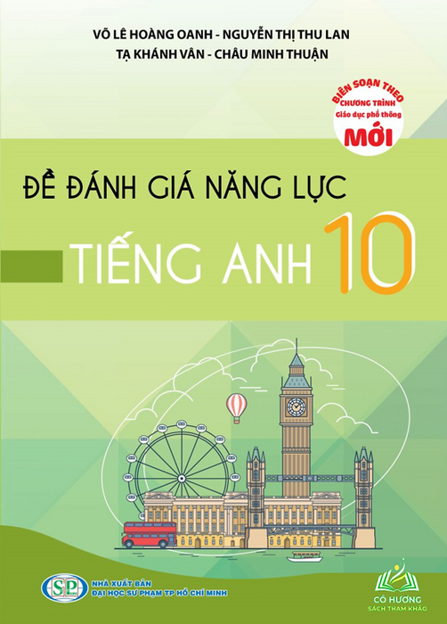 Sách - Đề Đánh Giá Năng Lực Tiếng Anh 10 -Kp #Huongbook