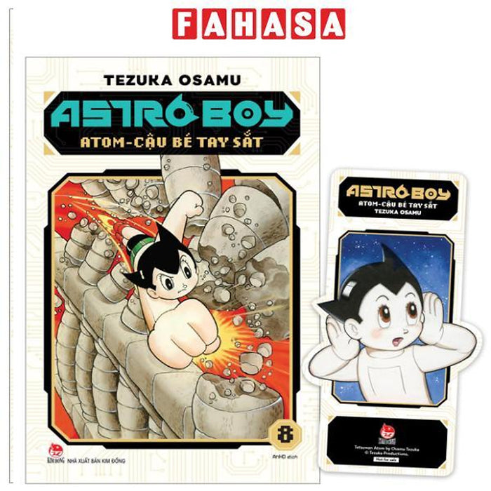 Sách - Astro Boy - Atom Cậu Bé Tay Sắt - Tập 8 - Tặng Kèm Bookmark