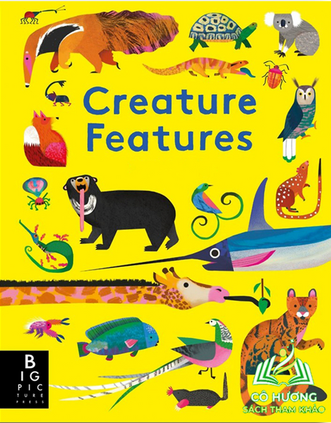 Sách Du Hành Vào Thế Giới Động Vật Creature Features Sách Phát Triển Tư Duy Cho Bé