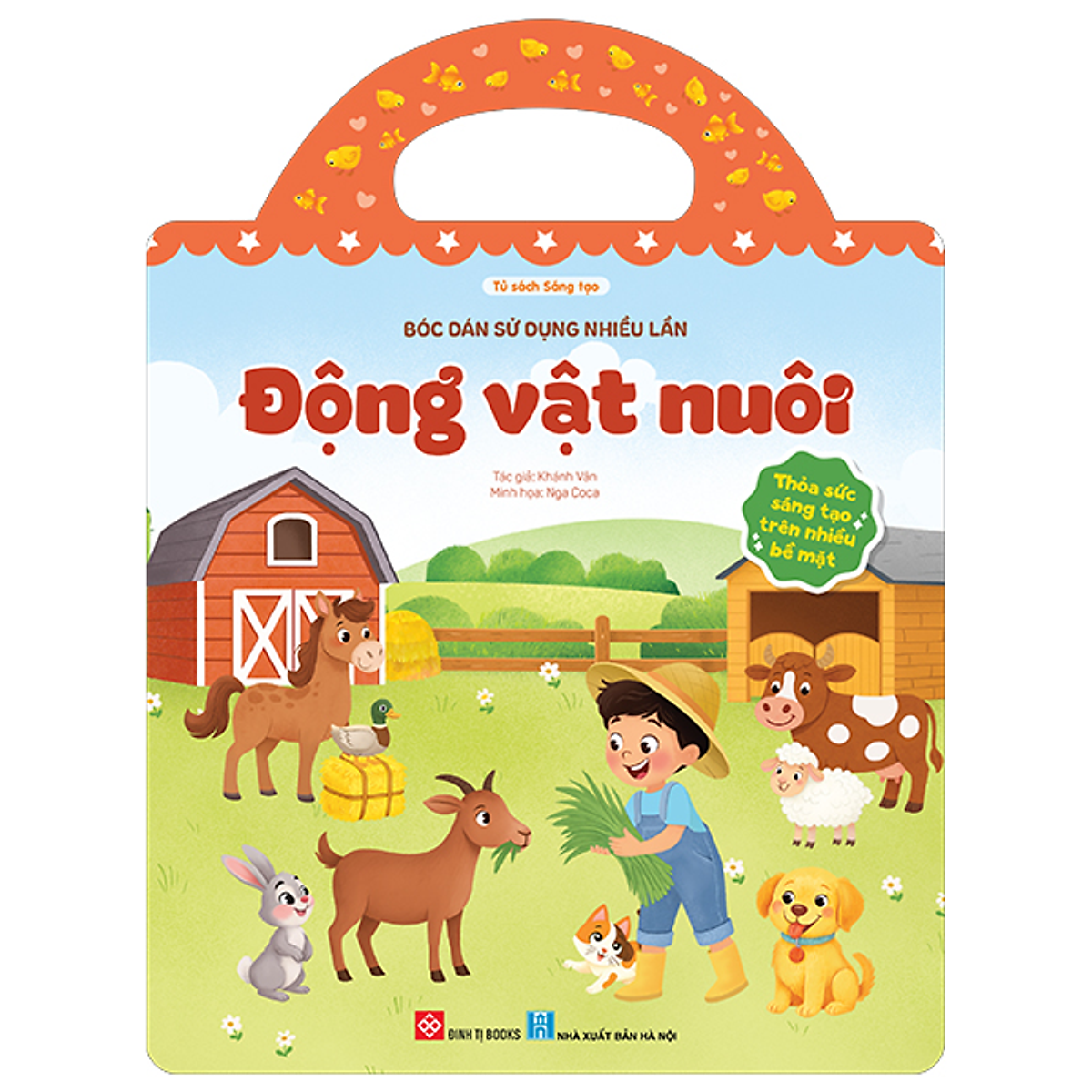Sách Bóc Dán Sử Dụng Nhiều Lần - Động Vật Nuôi