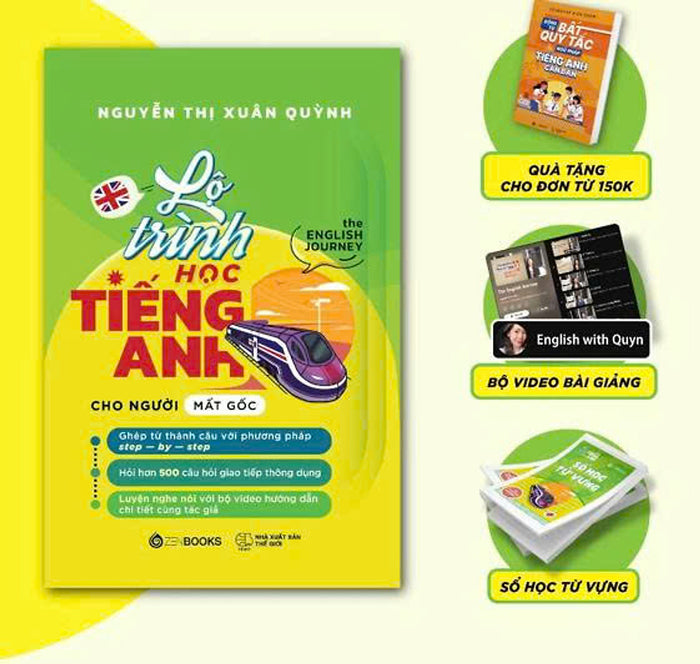 Sách - Lộ Trình Học Tiếng Anh Cho Người Mất Gốc (The English Journey) - Nguyễn Thị Xuân Quỳnh - Zenbooks