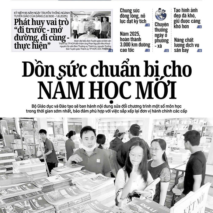 Nhật Báo Người Lao Động Từ Ngày 29-07-2025 Đến 03-08-2025