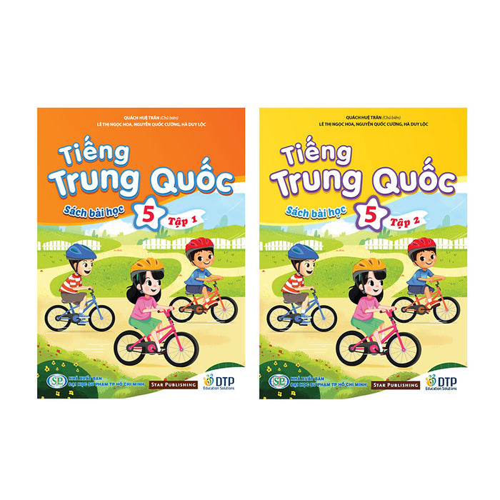 Sách - Dtpbooks - Sách Tiếng Trung Quốc 5 - Sách Bài Học Tập 1 & 2