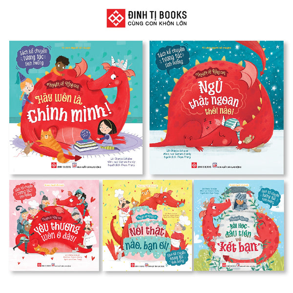 Sách - Sách Kể Chuyện Tương Tác Tình Huống – Truyện Kể Về Rồng Con - Đinh Tị Books