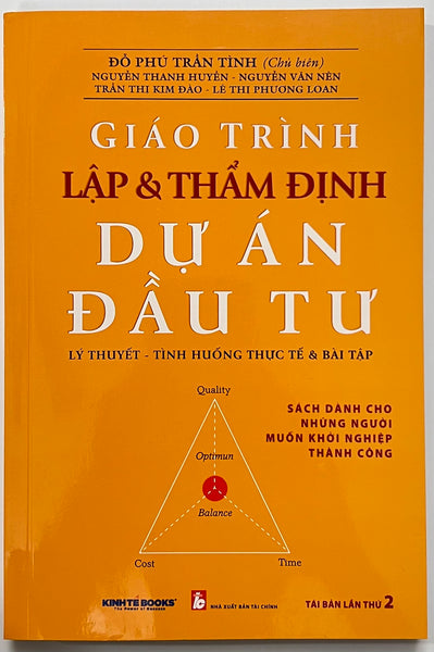 Sách - Giáo Trình Lập & Thẩm Định Dự Án Đầu Tư - Lý Thuyết - Tình Huống Thực Tế & Bài Tập