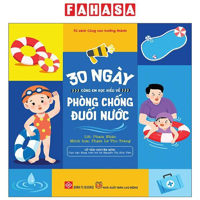 Sách - 30 Ngày Cùng Em Học Hiểu Về - Phòng Chống Đuối Nước