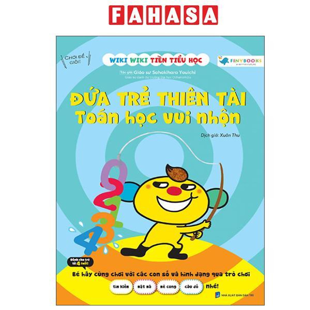 Sách - Wiki Wiki Tiền Tiểu Học - Đứa Trẻ Thiên Tài - Toán Học Vui Nhộn