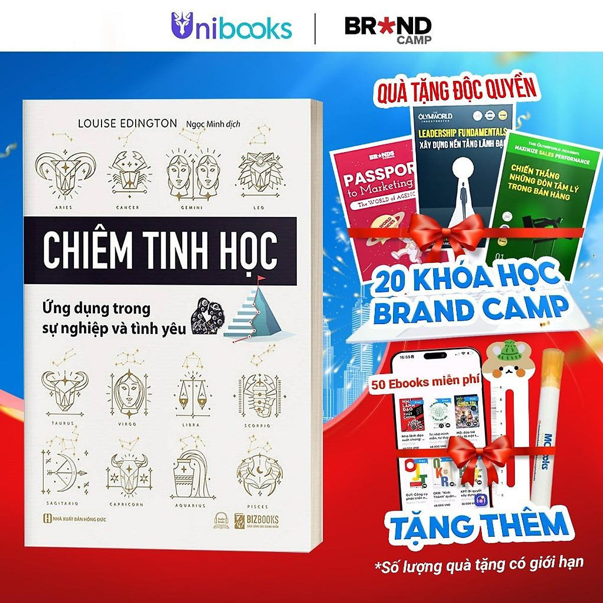 Sách - Chiêm Tinh Học - Ứng Dụng Trong Sự Nghiệp Và Tình Yêu - Bizbooks