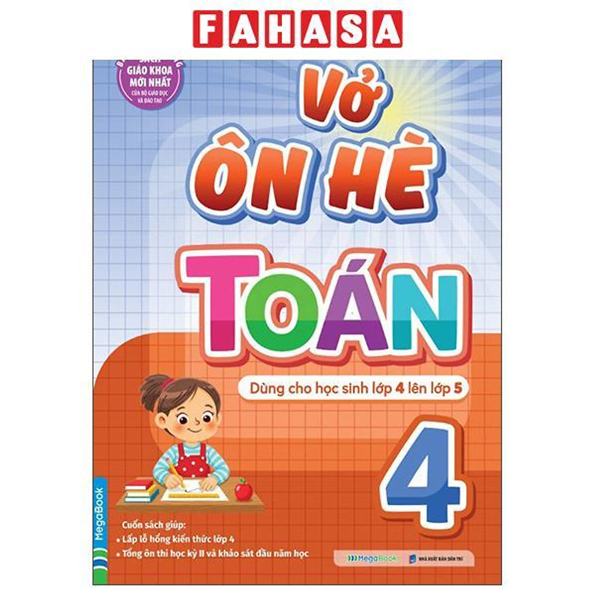 Sách - Vở Ôn Hè Toán 4 - Dành Cho Học Sinh Lớp 4 Lên Lớp 5