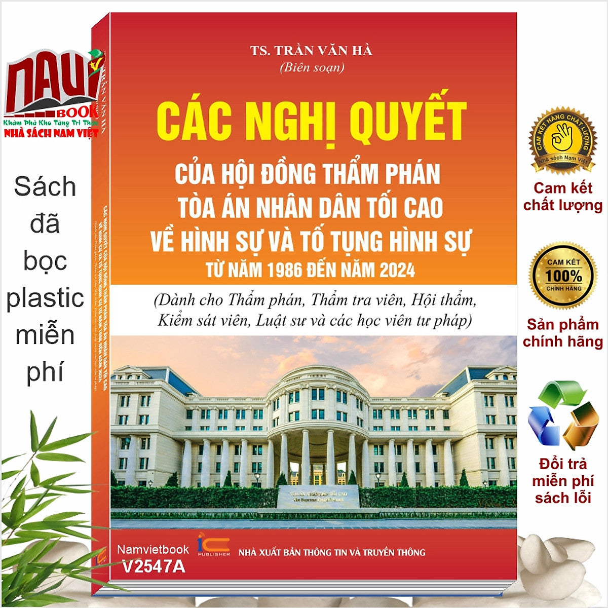 Sách Các Nghị Quyết Của Hội Đồng Thẩm Phán Tòa Án Nhân Dân Tối Cao Về Hình Sự Và Tố Tụng Hình Sự (V2547A)