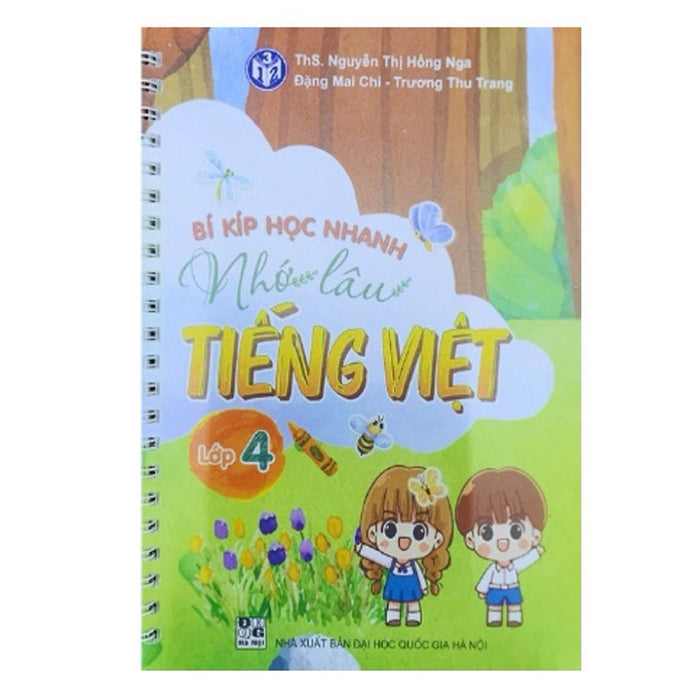 Sách - Bí Kíp Học Nhanh Nhớ Lâu Tiếng Việt 4