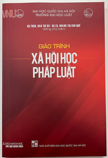 Sách - Giáo Trình Xã Hội Học Pháp Luật