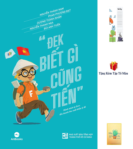 Đek Biết Gì Cũng Tiến (Tặng Kèm Tập Tô Màu Bất Kỳ Cho Bé ) + Bookmark Cú Mèo + Sổ Tay Xương Rồng