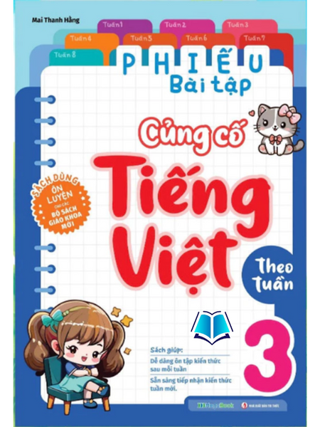 Sách - Phiếu Bài Tập Củng Cố Tiếng Việt Theo Tuần Lớp 3