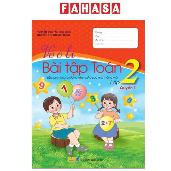 Sách - Vở Ô Li Bài Tập Toán Lớp 2 - Quyển 1