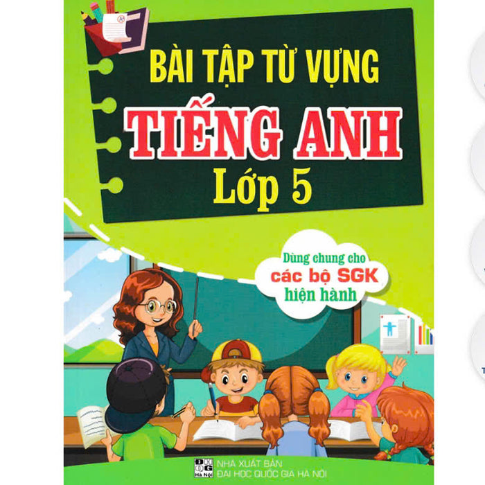 Sách - Bài Tập Từ Vựng Tiếng Anh Lớp 5 (Dùng Chung Cho Các Bộ Sgk Hiện Hành) - Ha