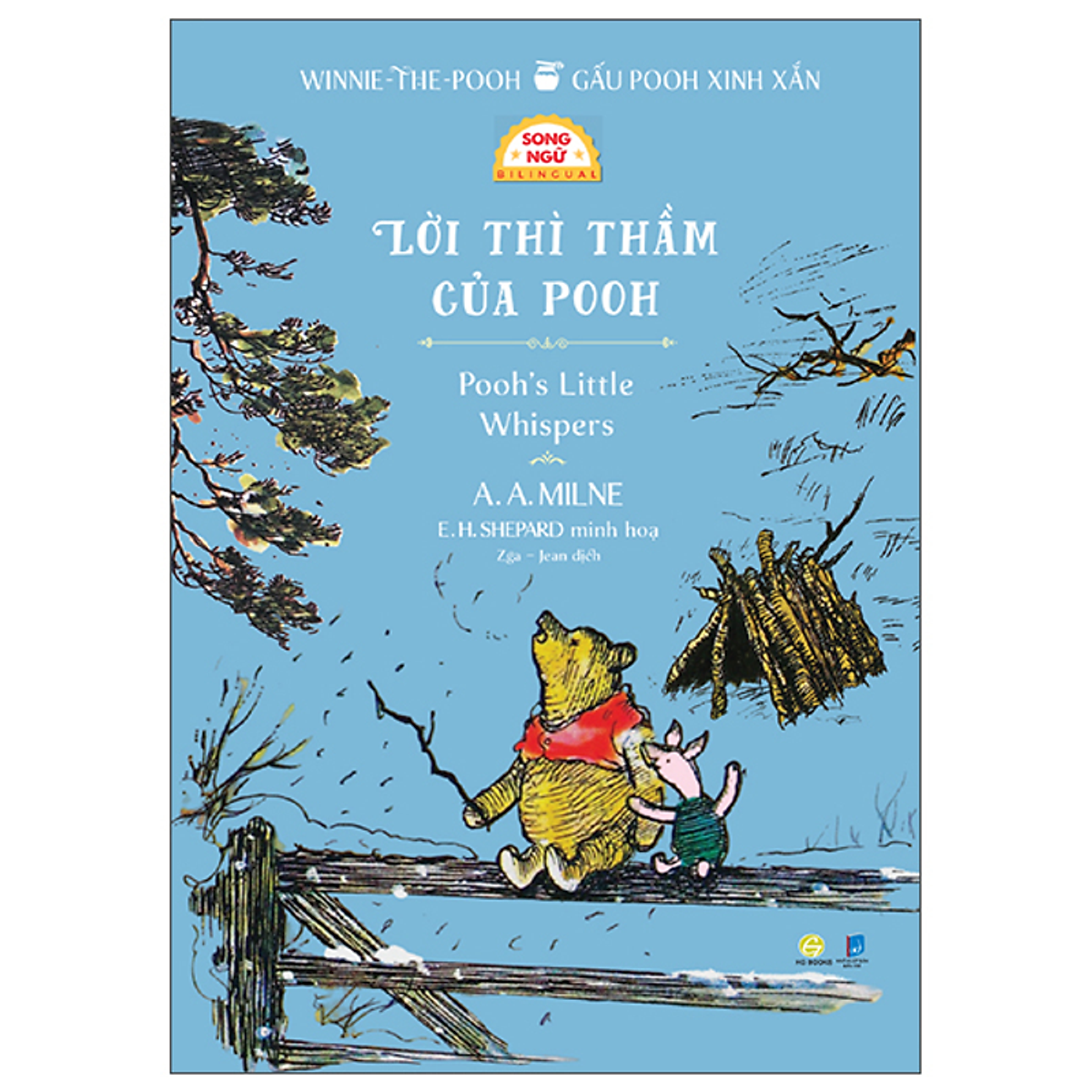 Sách Lời Thì Thầm Của Gấu Pooh (Song Ngữ Việt Anh)