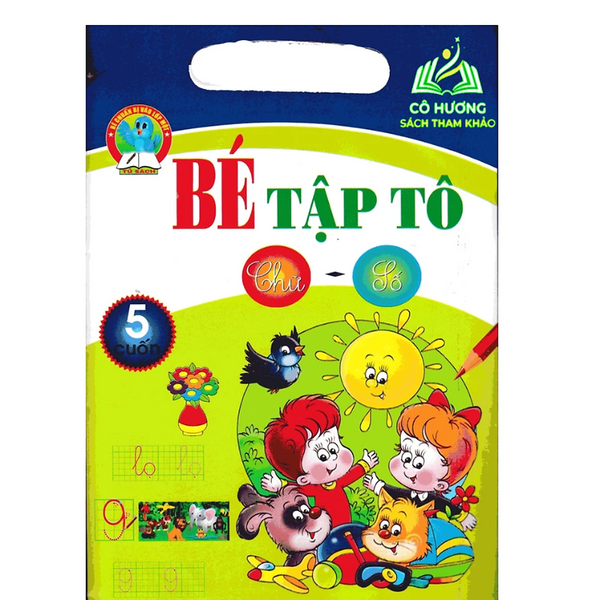 Sách - Bé Tập Tô Chữ Và Số
